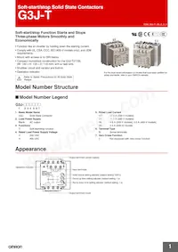 G3J-T405BL DC12-24 Datenblatt Cover