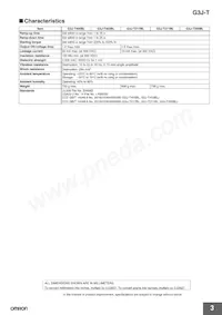 G3J-T405BL DC12-24 Datasheet Pagina 3