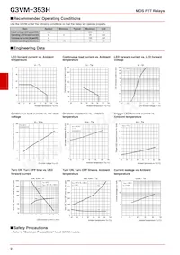 G3VM-353H1 Datasheet Page 2