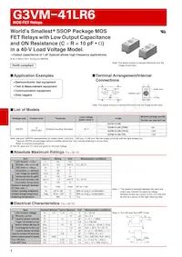 G3VM-41LR6(TR10)數據表 封面