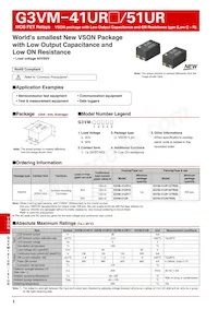 G3VM-41UR11(TR05) Datasheet Copertura