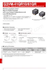 G3VM-61QR(TR05) Datasheet Copertura