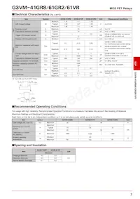 G3VM-61VR Datasheet Page 2