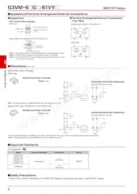 G3VM-61VY3 Datasheet Page 5
