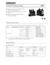 G4B-112T-FD-US-RP-AC24 Datasheet Copertura