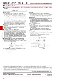 G6K-2F-RF-S DC6 Datasheet Page 8