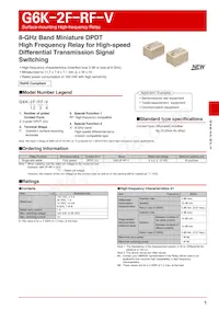 G6K-2F-RF-V DC12 Datasheet Copertura