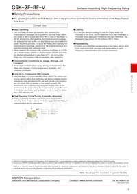 G6K-2F-RF-V DC12 Datasheet Pagina 7