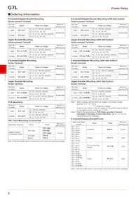 G7L-2A-TUB-80-CB AC24 Datasheet Page 2