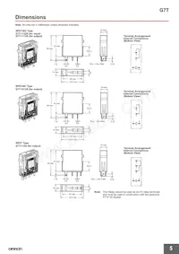 G7T-1122S AC200/220 Datasheet Pagina 5