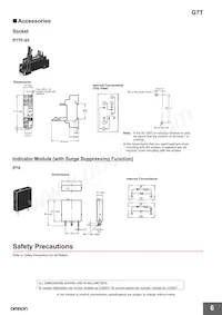 G7T-1122S AC200/220 Datasheet Page 6