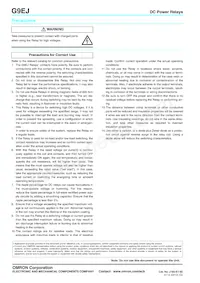 G9EJ-1-DC12 Datasheet Page 4