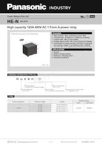 HE1AN-W-DC6V-Y7 Datasheet Cover