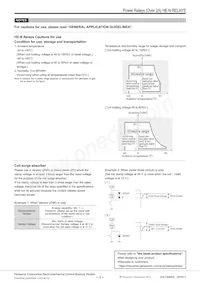 HE1AN-W-DC6V-Y7 Datasheet Page 5