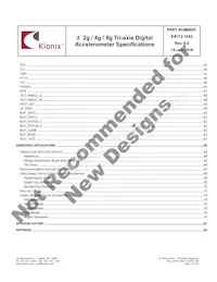 KX112-1042-SR Datasheet Pagina 4