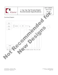 KX112-1042-SR Datasheet Pagina 5