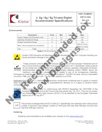 KX112-1042-SR Datasheet Pagina 10