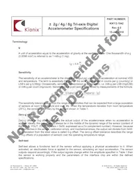KX112-1042-SR Datasheet Pagina 11