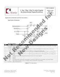 KX222-1054-SR Datasheet Pagina 13