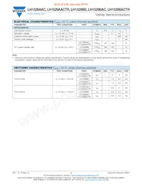 LH1529BACTR Datasheet Page 3