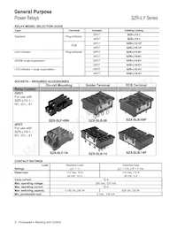 SZR-LY4-N1-DC12V Datasheet Pagina 2