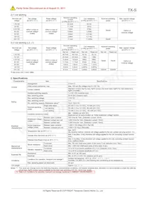 TXS2SL-L2-24V Datasheet Pagina 3
