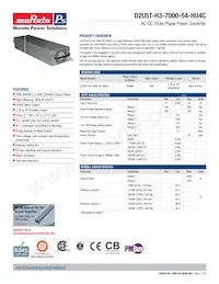 D2U5T-H3-7000-54-HU4C Datasheet Copertura