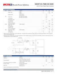 D2U5T-H3-7000-54-HU4C Datasheet Pagina 2