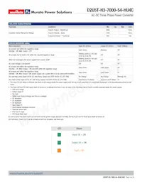 D2U5T-H3-7000-54-HU4C Datasheet Pagina 4