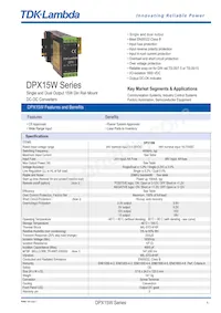 DPX1524WS3P3 Datasheet Cover