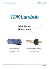 DSP100-15 Datasheet Cover