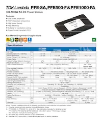 PFE700S-48/T Datasheet Copertura