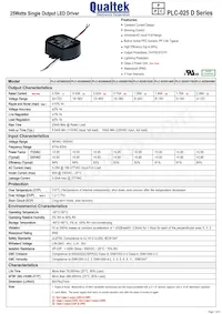 PLC-025S035D Datenblatt Cover