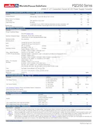 PQC250-24D Datasheet Pagina 2