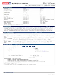 PQC250-24D Datasheet Pagina 3