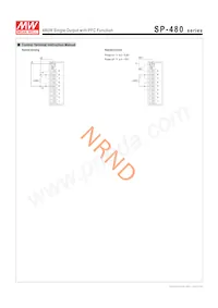 SP-480-5 Datasheet Pagina 3