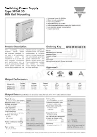 SPDM12301B Datasheet Copertura