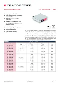 TEP 75-7211WI-CMF Datenblatt Cover