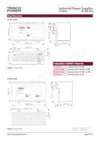 TIS 600-124 UDS Datasheet Pagina 9