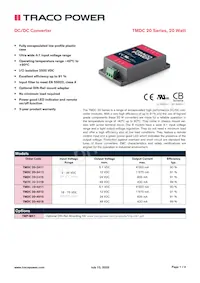 TMDC 20-4818數據表 封面