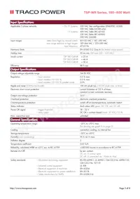 TSP 600-124 WR Datasheet Pagina 2