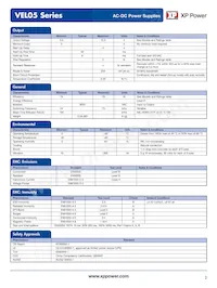 VEL05US060-UK-JA Datasheet Page 2