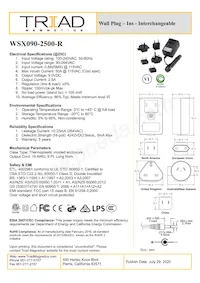 WSX090-2500-R Datasheet Cover