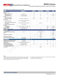 BPM15-050-Q12N-C Datasheet Page 4