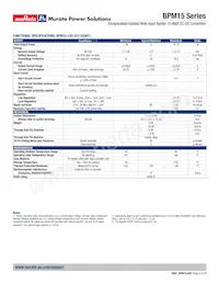 BPM15-050-Q12N-C Datasheet Pagina 8