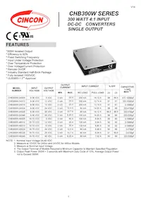 CHB300W-48S48N Datasheet Cover