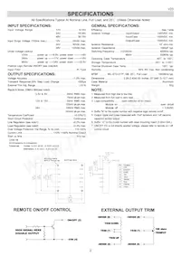 CHB75-48D05-2V5N Datasheet Page 2