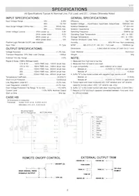 CHB75W-48S48N Datasheet Page 2