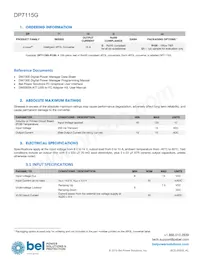 DP7115G Datasheet Pagina 2