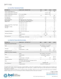 DP7115G Datasheet Pagina 3